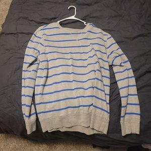 Grey and blue sweater